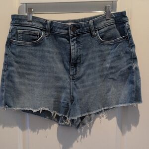 LC Lauren Conrad Light Wash High-Rise Denim Cutoff Shorts